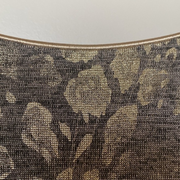 DRESS THE POPULATION Emery Midi dress Womens M Metallic snake Print Festive - Picture 8 of 10